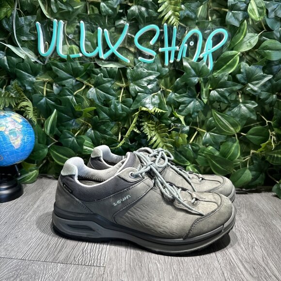 Lowa Shoes - Lowa Locarno GTX Lo Hiking Shoes Brown Leather Waterproof Women 9.5